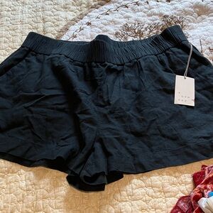 A New Day Women's High Waist Black Shorts
